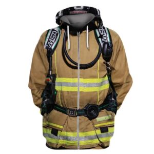 Firefighter Uniform 3D All Over Print Shirt And Hoodie