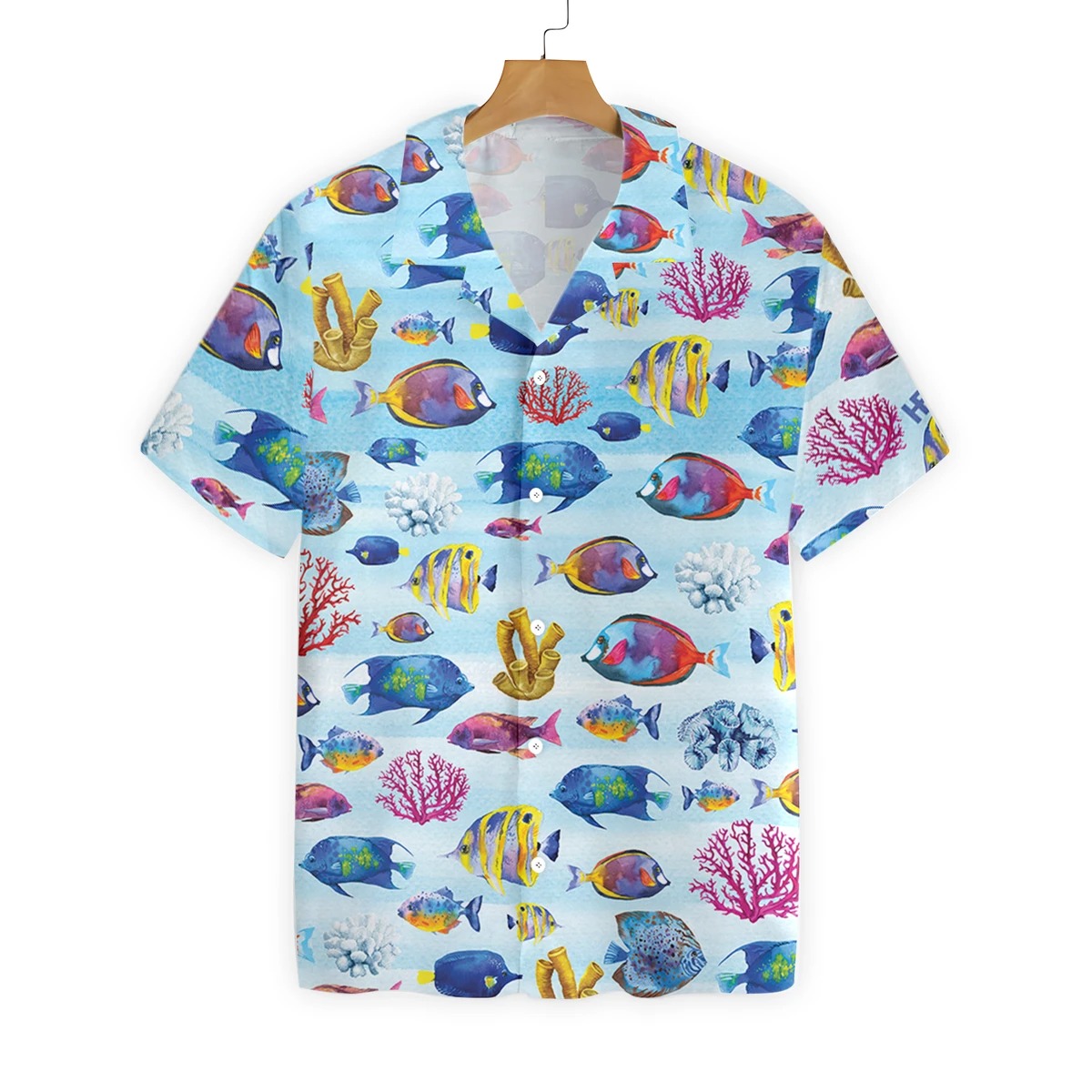 Fish And Corals Hawaiian Shirt Fish And Corals Hawaiian Shirt