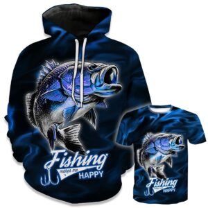 Fishing Make Me Happy 3D Shirt