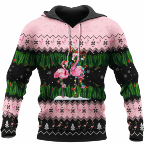 Flamingo Christmas 3D All Over Print Shirt