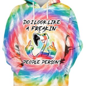 Flamingo Do I Look Like A Freakin’ People Person 3D Shirt