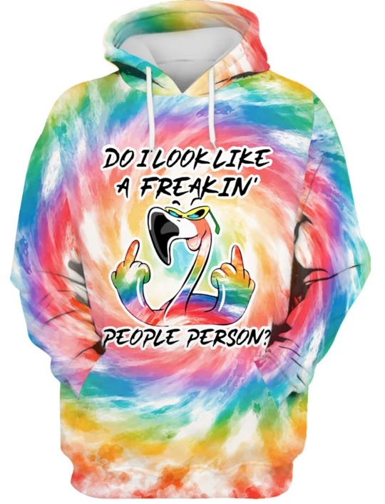 Flamingo Do I Look Like A Freakin’ People Person 3D Shirt Flamingo Do I Look Like A Freakin’ People Person 3D Shirt