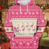 Flamingo I Am Dream Of A Pink Christmas Sweater