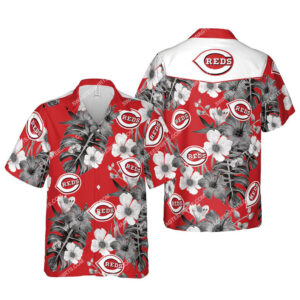 Floral Cincinnati Reds Mlb Summer Vacation Hawaiian Shirt