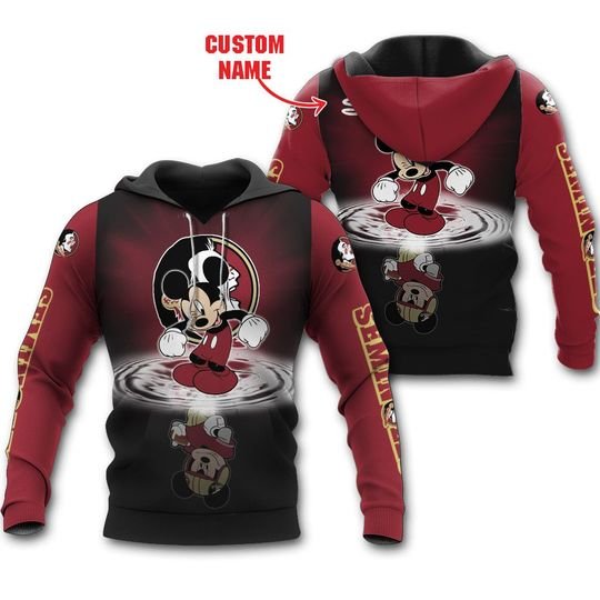 Florida State Seminoles Mickey Custom Name Shirt Florida State Seminoles Mickey Custom Name Shirt