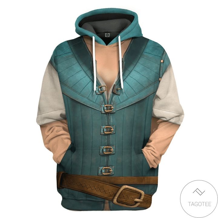 Flynn Rider Prince Rapunzel Costume Cosplay Hoodie Flynn Rider Prince Rapunzel Costume Cosplay Hoodie
