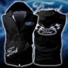 Ford Sleeveless Vest Zip Hoodie