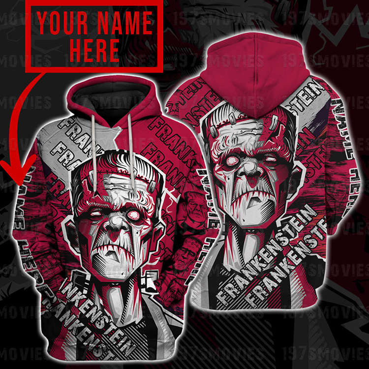 Frankenstein Custom Name 3D Hoodie Frankenstein Custom Name 3D Hoodie