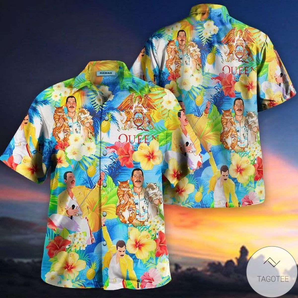 Freddie Mercury Queen Hawaiian Shirt Freddie Mercury Queen Hawaiian Shirt