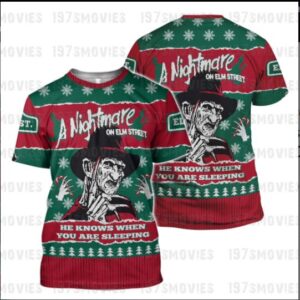 Freddy Krueger A Nightmare On Elm Street 3D Shirt