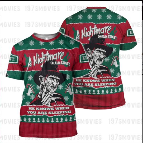 Freddy Krueger A Nightmare On Elm Street 3D Shirt Freddy Krueger A Nightmare On Elm Street 3D Shirt
