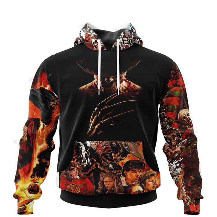 Freddy Krueger Halloween Horror 3D Hoodie Freddy Krueger Halloween Horror 3D Hoodie