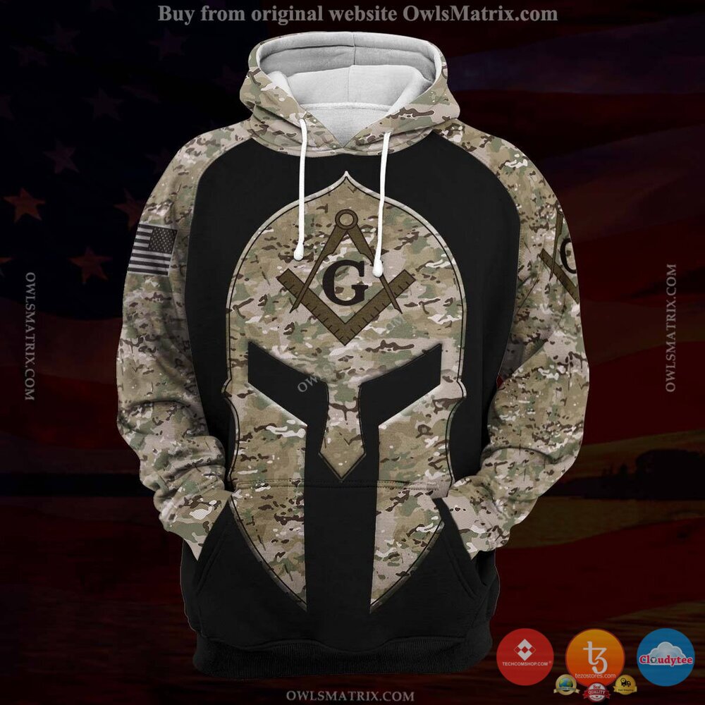 Freemasonry Camo 3D Hoodie Freemasonry Camo 3D Hoodie
