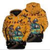 Friends Horror Halloween 3D Hoodie Custom Name