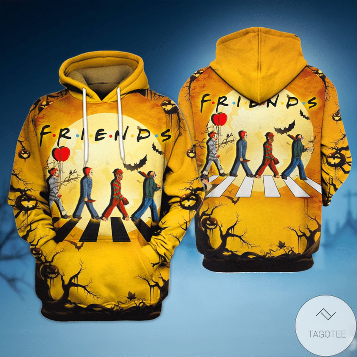 Friends Jason Voorhees Horror Halloween 3D Hoodie Friends Jason Voorhees Horror Halloween 3D Hoodie