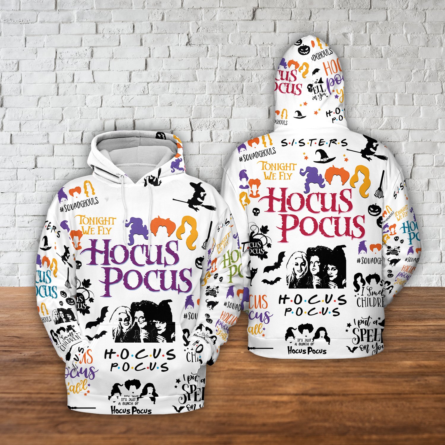 Friends Tv Shows Hocus Pocus Sister 3D Hoodie Friends Tv Shows Hocus Pocus Sister 3D Hoodie