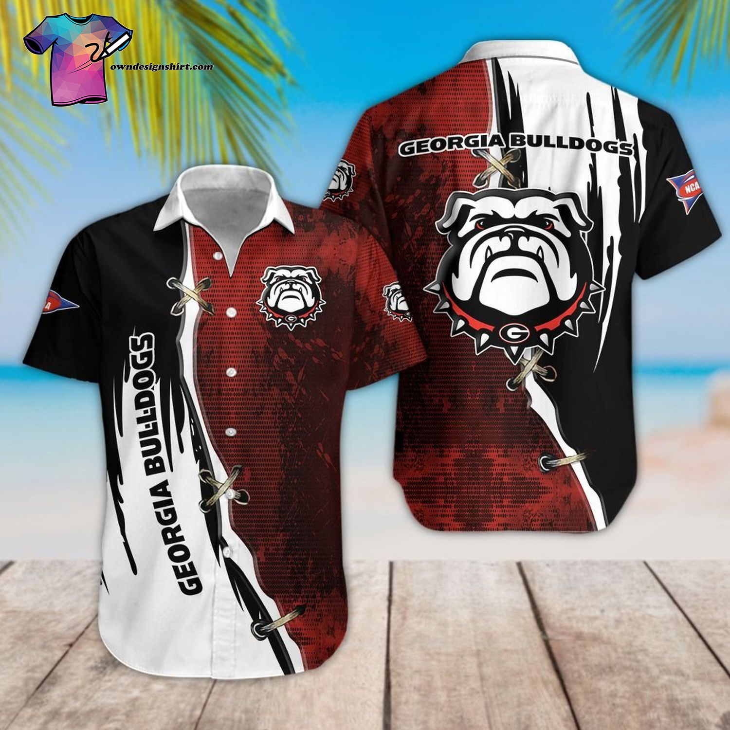 Georgia Bulldogs Football Team Hawaiian Shirt Georgia Bulldogs Football Team Hawaiian Shirt