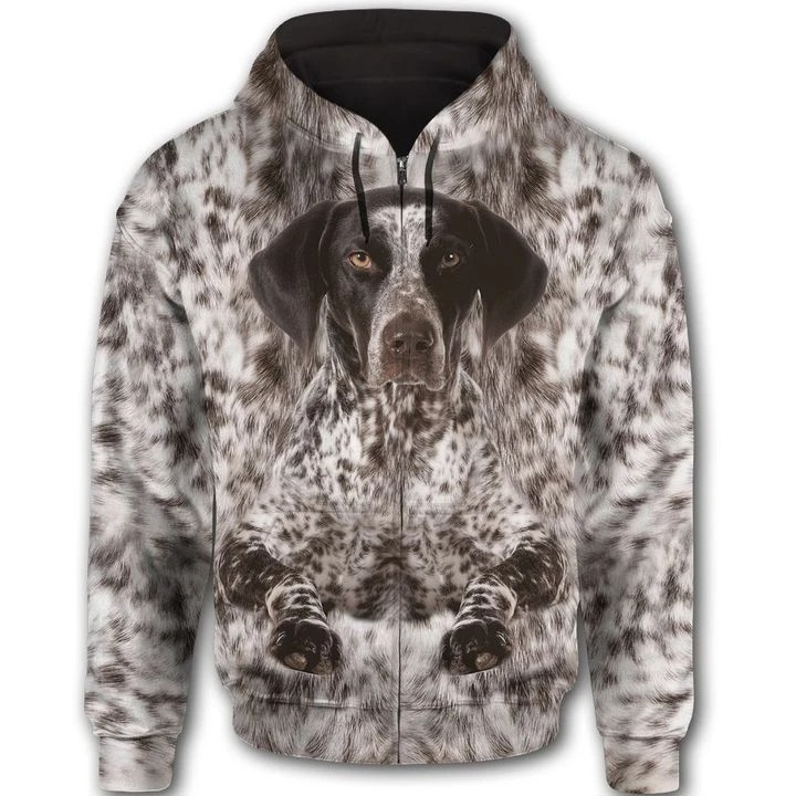 German Shorthaired Pointer Cute 3D Hoodie German Shorthaired Pointer Cute 3D Hoodie