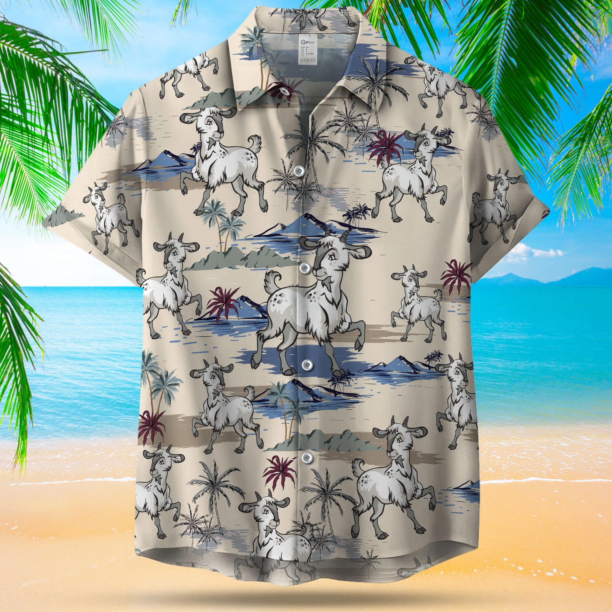 Goat Island Hawaiian Shirt Goat Island Hawaiian Shirt
