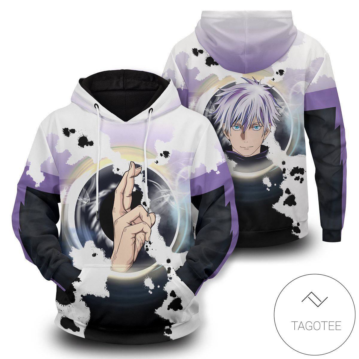 Gojo Cursed Eyes Pullover Hoodie Gojo Cursed Eyes Pullover Hoodie