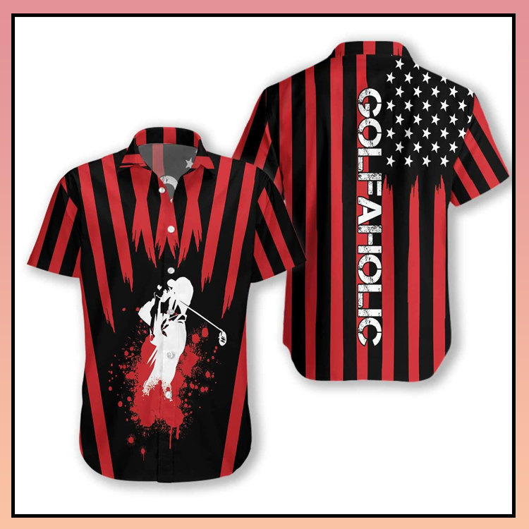 Golfaholic Hawaiian Shirt Golfaholic Hawaiian Shirt
