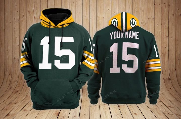 Green Bay Packers 3D Custom Name Hoodie Green Bay Packers 3D Custom Name Hoodie