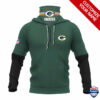 Green Bay Packers Ver 01 Personalized 3D Mask Hoodie
