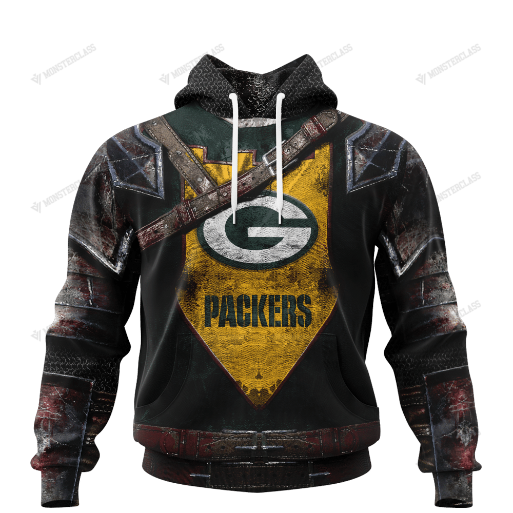 Green Bay Packers Warrior 3D Shirt Green Bay Packers Warrior 3D Shirt