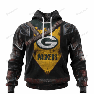 Green Bay Packers Warrior Customized Hoodie Jersey
