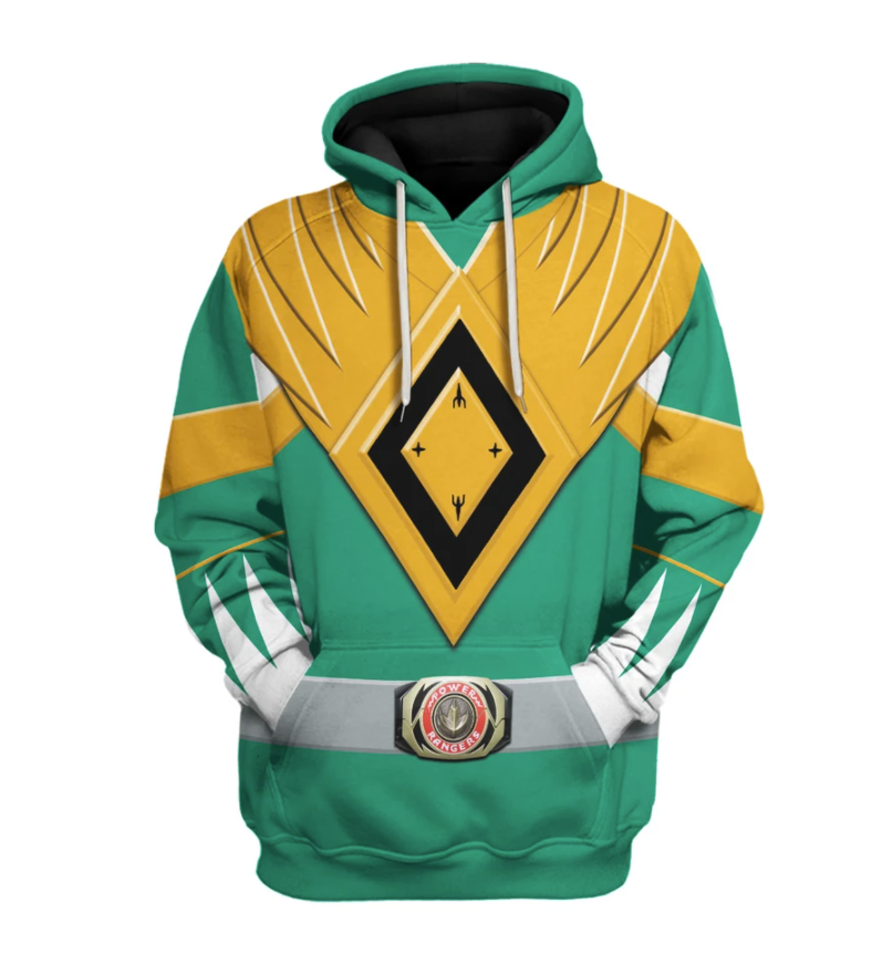 Green Ranger All Over Printed 3D Hoodie Green Ranger All Over Printed 3D Hoodie