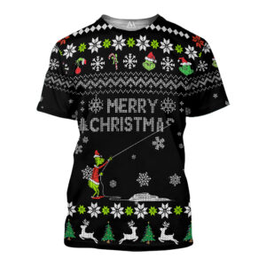 Grinch Merry Christmas 3D Shirt