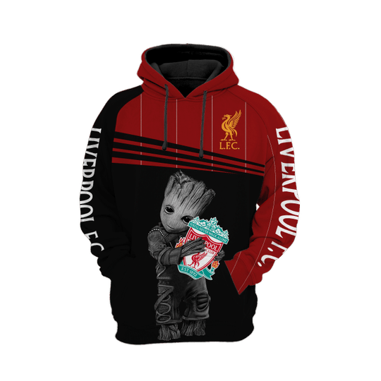 Groot Liverpool 3D All Over Print Hoodie Groot Liverpool 3D All Over Print Hoodie