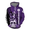 Gynecologic Cancer Awareness Skull Girl 3D Shirt
