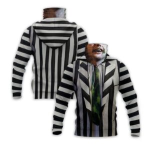 Halloween Beetlejuice 1988 3D Hoodie Mask