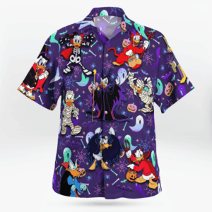 Halloween Donald Duck Funny Hawaiian Shirt