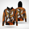 Halloween Ghost Cat 3D Hoodie