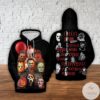 Halloween Horror All Characters Hoodie