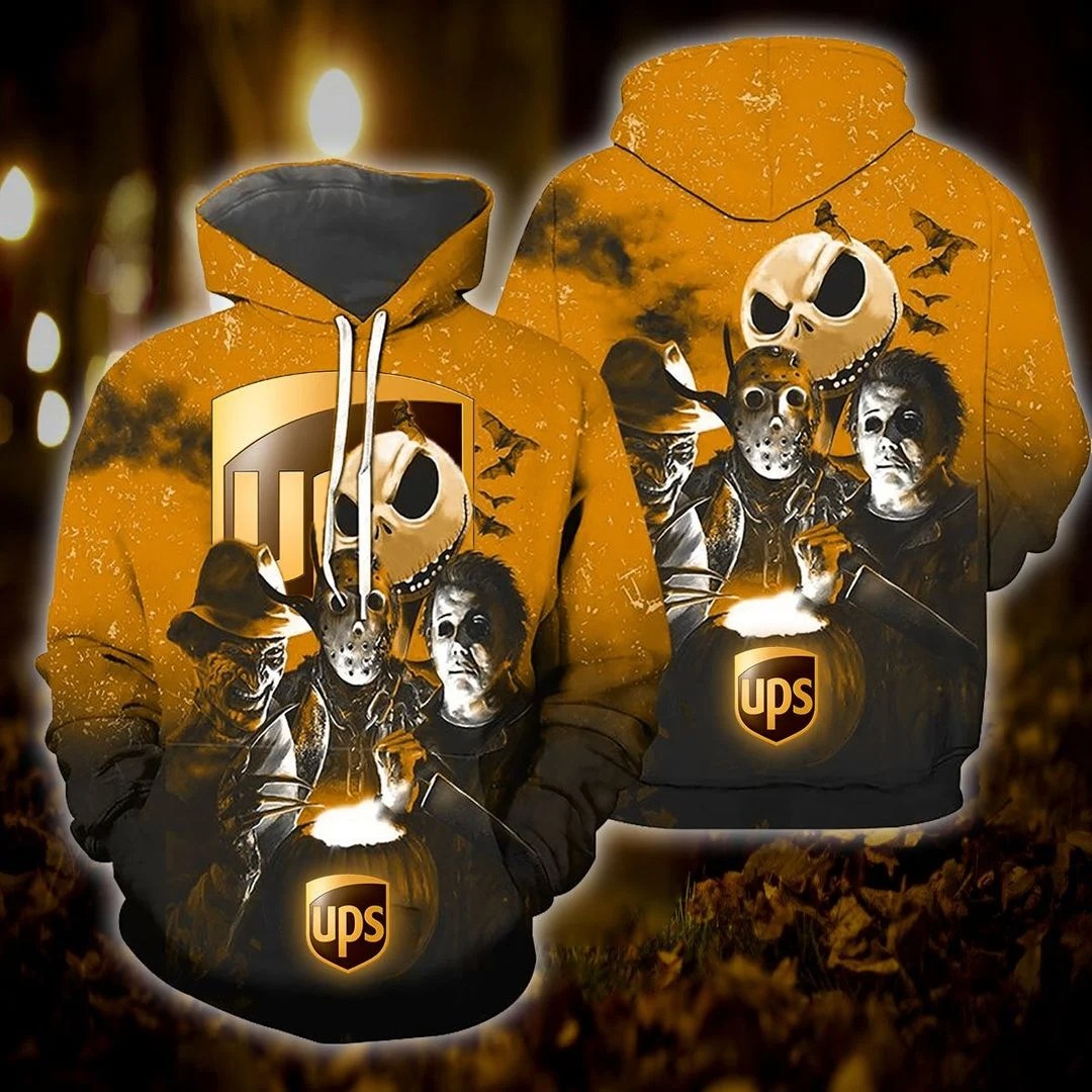 Halloween Horror Characters Ups 3D Hoodie Halloween Horror Characters Ups 3D Hoodie