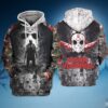 Halloween Horror Jason Voorhees Friday The 13Th 3D Hoodie