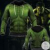 Halloween Hulk Costume 3D Hoodie