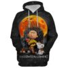 Halloween Is Coming Charlie Brown And Snoopy 3D Hoodie