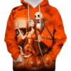 Halloween Jack Skellington And Sally Hoodie