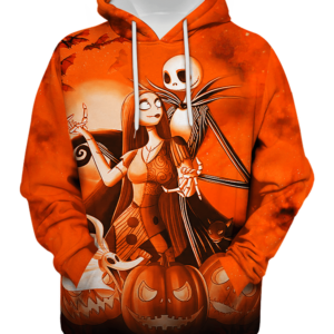 Halloween Jack Skellington And Sally Hoodie
