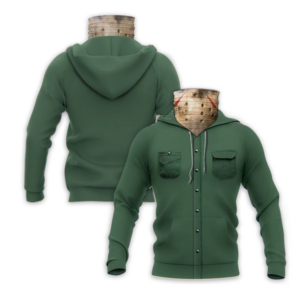 Halloween Jason Voorhees 3D Hoodie Mask Halloween Jason Voorhees 3D Hoodie Mask