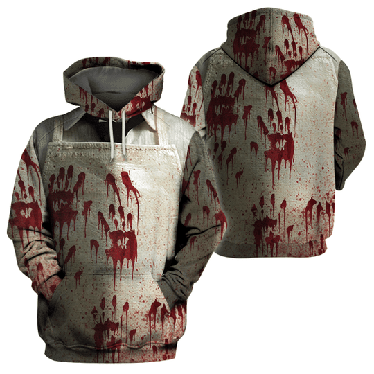 Halloween Leatherface Costume 3D All Over Printed Hoodie Halloween Leatherface Costume 3D All Over Printed Hoodie