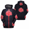 Halloween Uchiha Itachi Costume Cosplay All Over Print 3D Hoodie