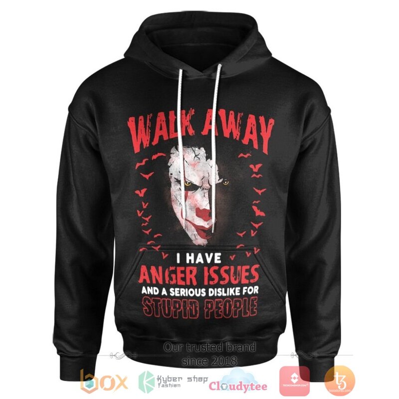 Halloween Walk Away I Have Anger Issues 3D All Over Printed Hoodie Halloween Walk Away I Have Anger Issues 3D All Over Printed Hoodie