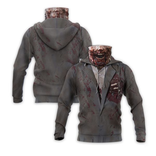Halloween Zombie 3D Hoodie Mask Halloween Zombie 3D Hoodie Mask