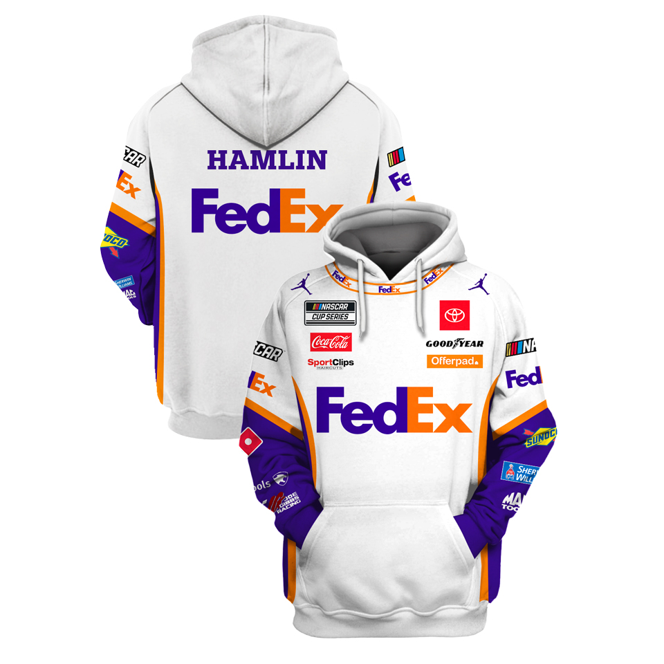 Hamlin Fedex Racing 3D Full Printing Hoodie Hamlin Fedex Racing 3D Full Printing Hoodie