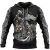 Hammer Vingking Warrior 3D Hoodie And Shirt